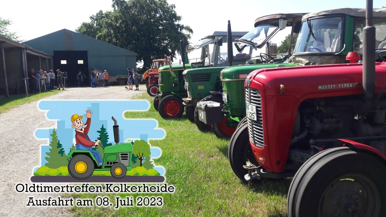 Oldtimertreffen '23 Kolkerheide, Ausfahrt am 08. Juli 2023