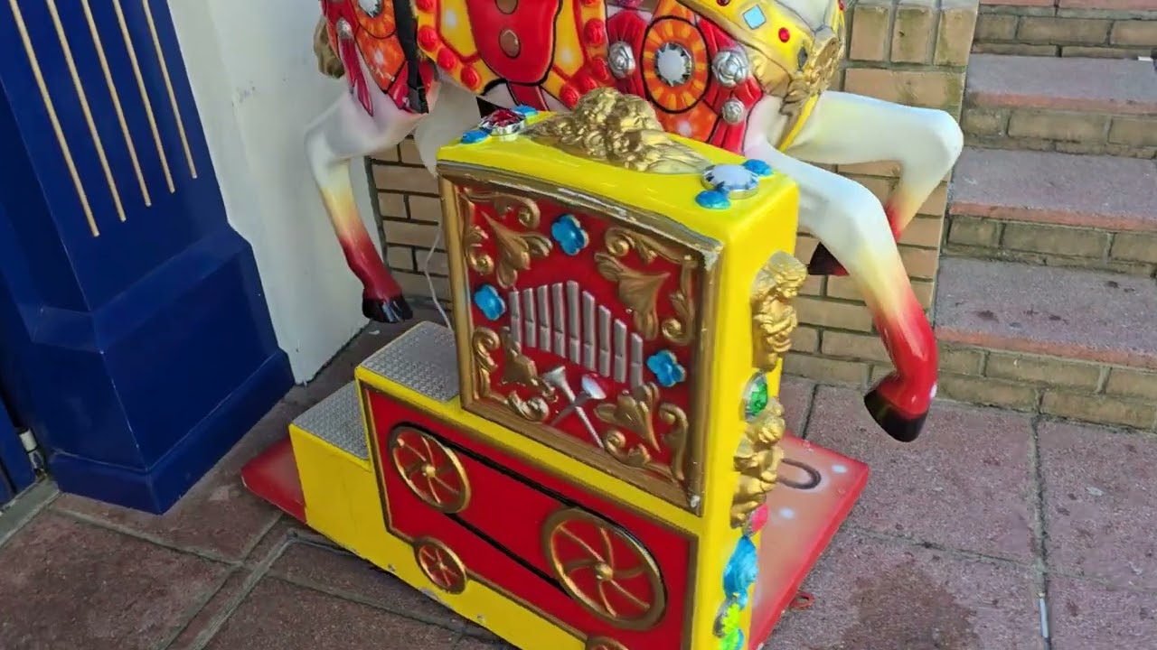 Ital-Resina Vienna Horse Coin Operated Kiddie ride