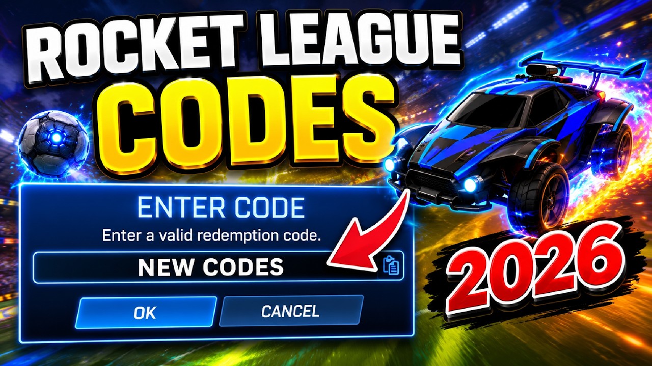NEW *SECRET* ROCKET LEAGUE CODES 2026 🎁 GET FREE CARS & EXOTIC ITEMS! WORKING REDEEM CODES FOR RL