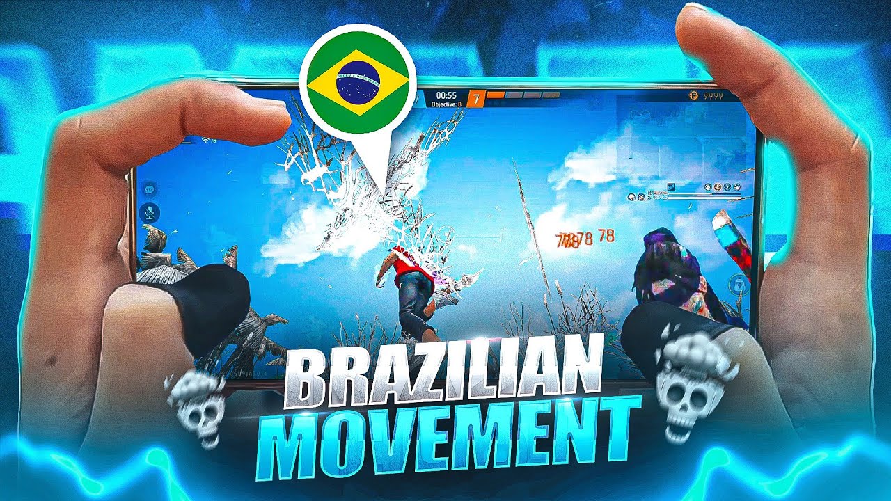 Use These 🇧🇷 Brazilian Player's Tricks For Fast Movement Speed + Superfast Headshot 💀🗿!!