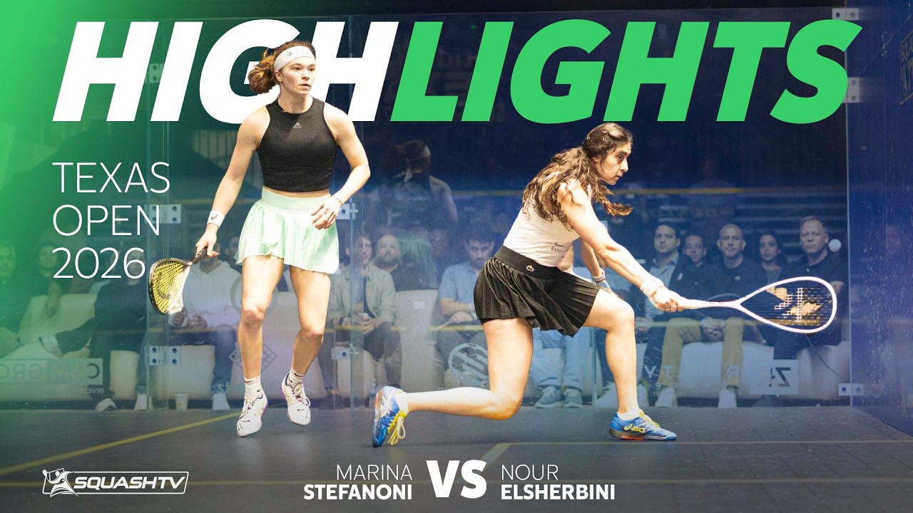 🇪🇬 ElSherbini v Stefanoni 🇺🇸 | Texas Open 2026 | SEMI-FINAL HIGHLIGHTS