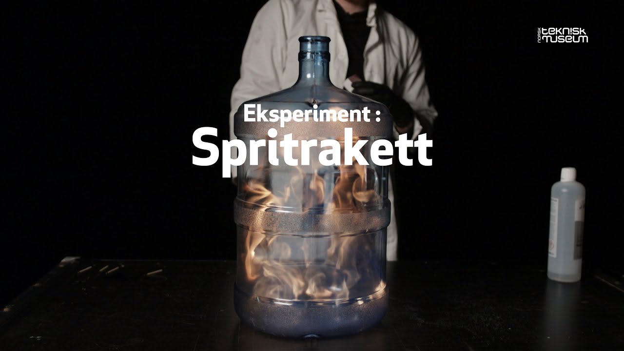 Eksperimenter du ikke kan gjøre hjemme: Spritrakett