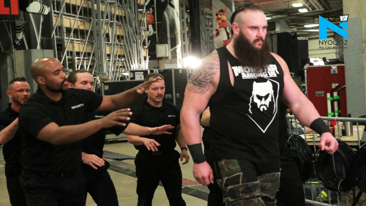 WWE Latest : Braun Strowman flipped over a truck after getting fired