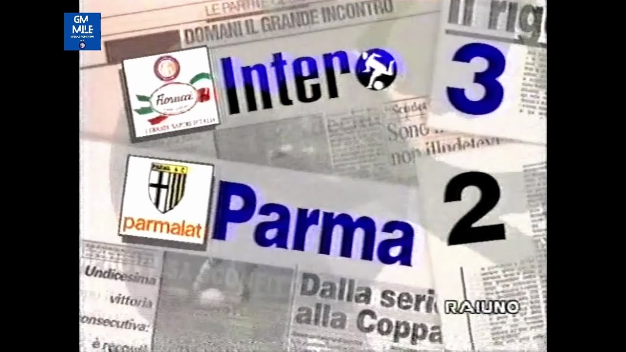 1993-94 (10^ - 31-10-1993) INTER-Parma 3-2 [Grun,Sosa,Sosa,Sosa,Minotti] Servizio D.S.Rai1