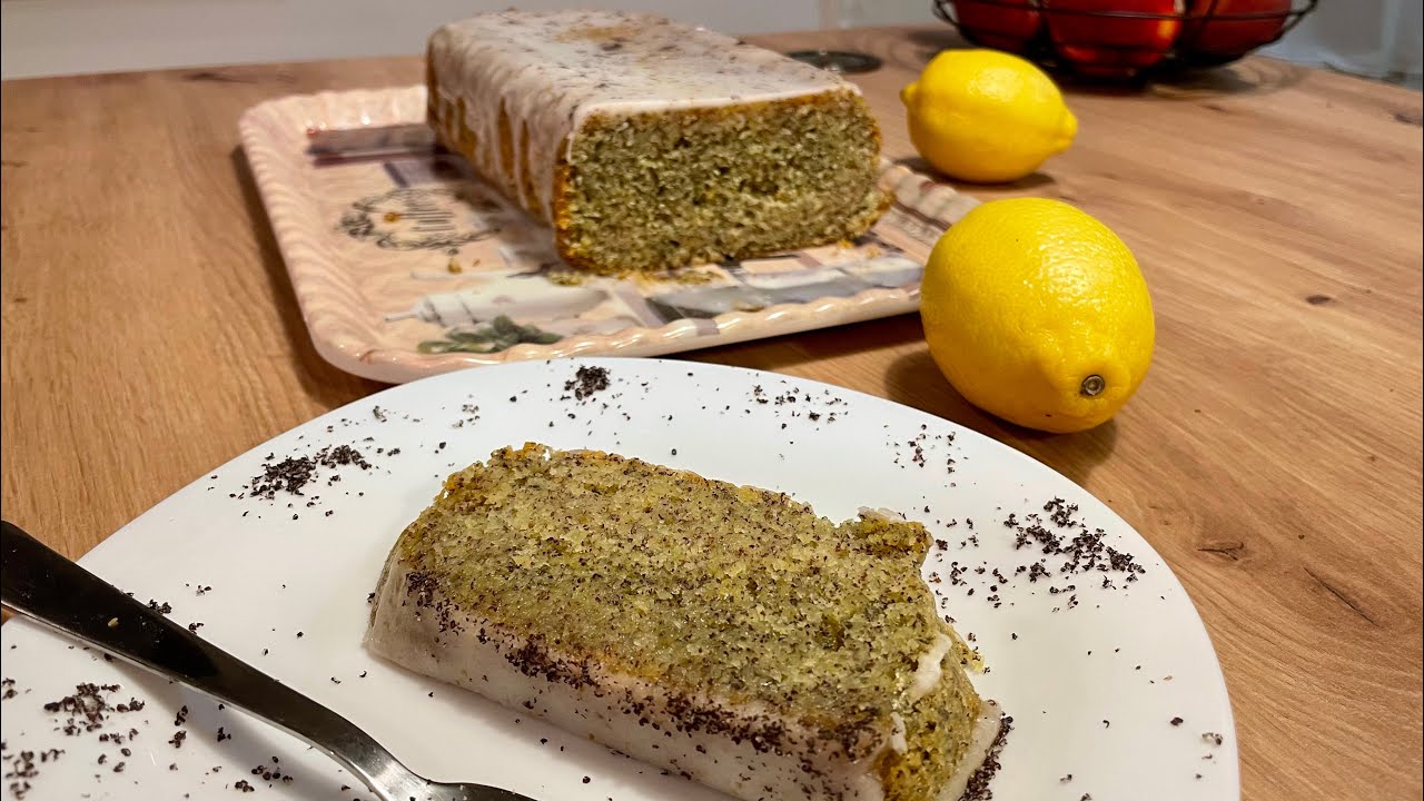 Citromos mákos kenyérke - elronthatatlan finomság [Lemon Poppy Seed Cake - Soft, Moist, and Zesty]