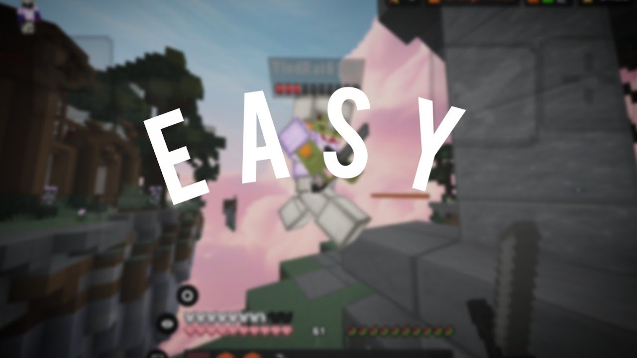 Destroying everyone in hive bedwars.