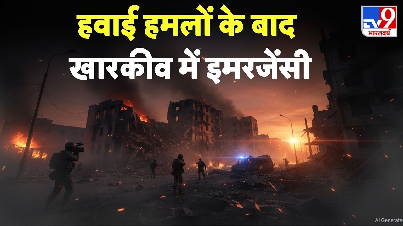 Russia Ukraine War Update: हवाई हमलों के बाद खारकीव में इमरजेंसी - TV9 | Putin | Zelenskeyy