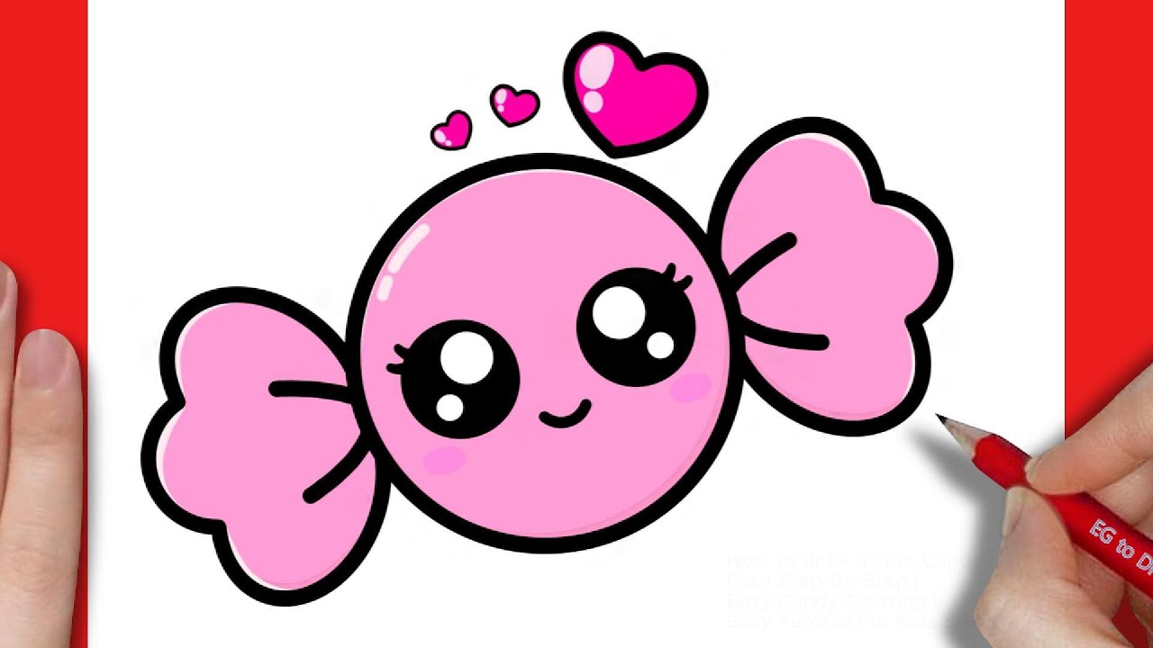 How to draw a cute Candy Easy Step-By-Step | Easy Drawing Tutorial For Kids & Beginners