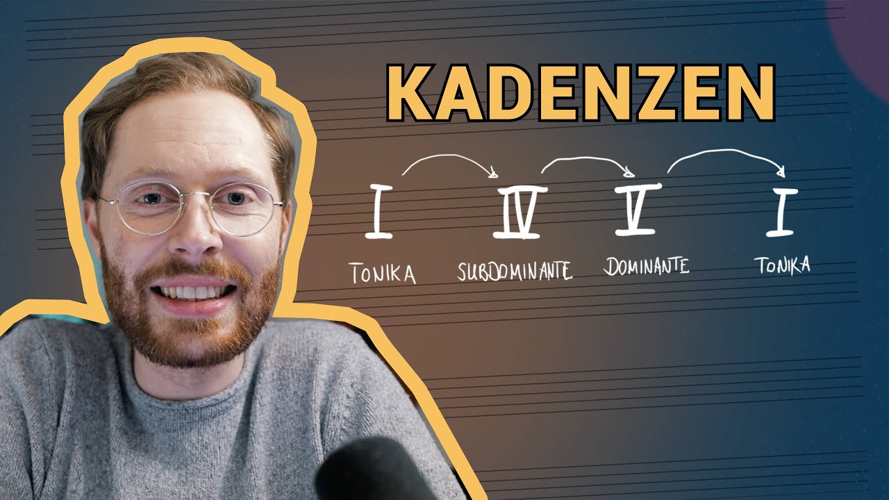 KADENZEN in der Musik - Tonika, Subdominante & Dominante erklärt!