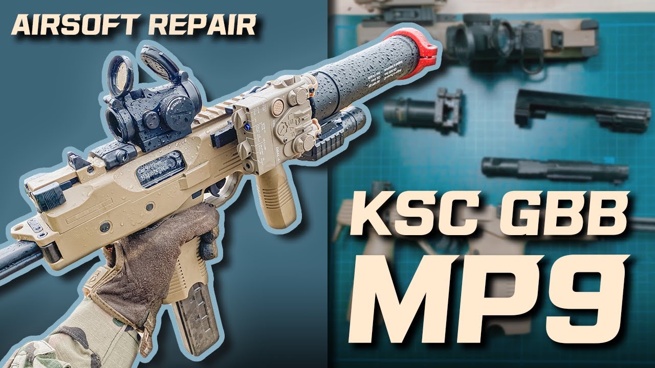KSC MP9 가스건 분해 & 노즐교체 | 가스건 수리