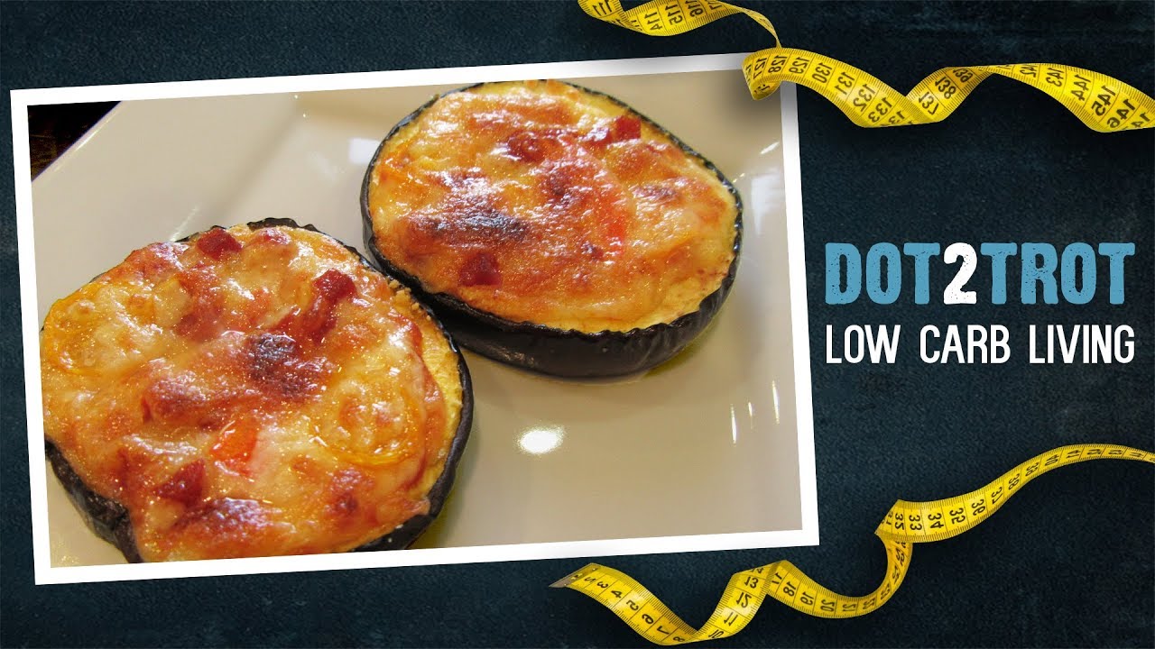 Low Carb Eggplant Pizza (Julia Child Recipe)