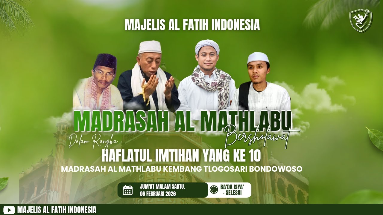 🔴LIVE MD ALMATHLABU BERSHOLAWAT BERSAMA MAJELIS AL FATIH INDONESIA |  KEMBANG TLOGOSARI BONDOWOSO