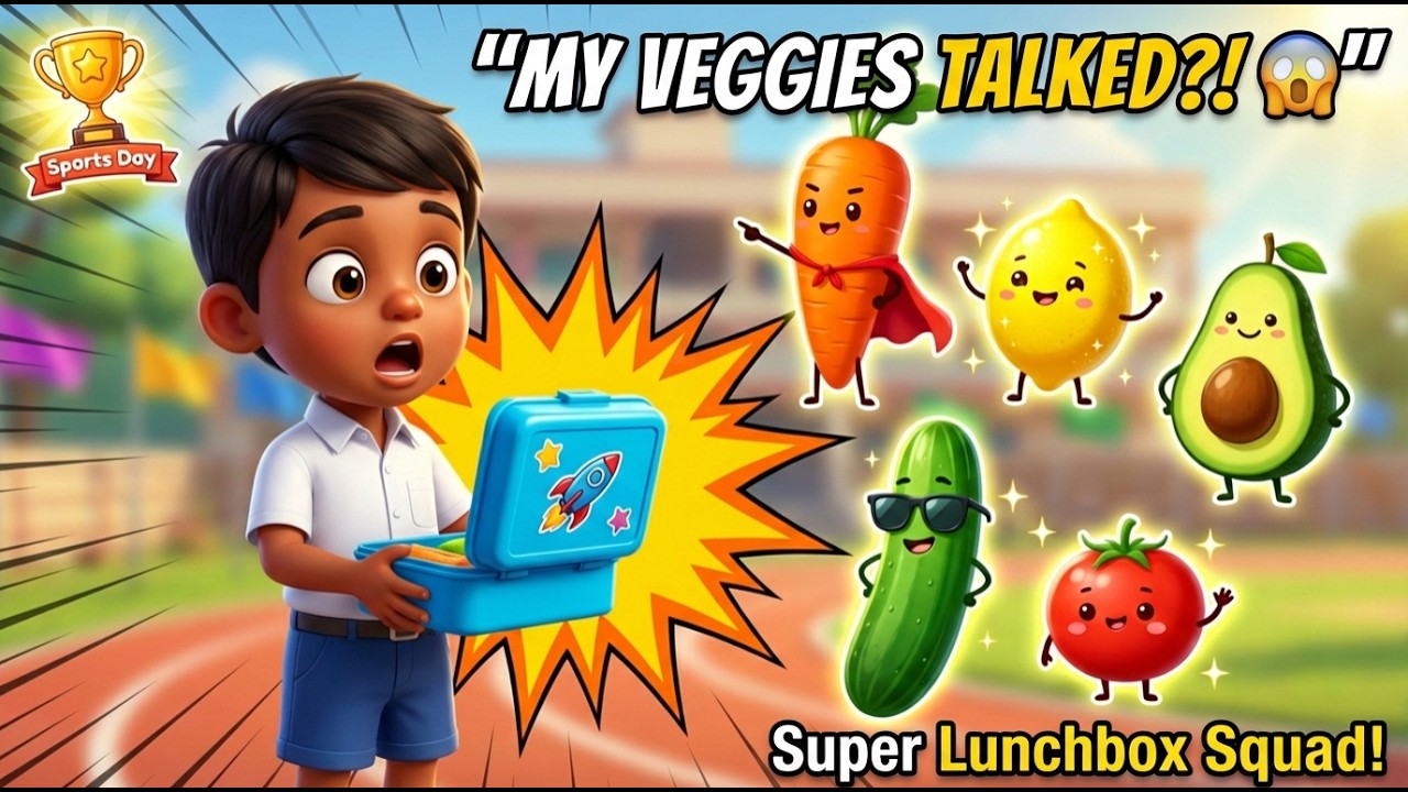 Pranav’s Lunchbox Came Alive! 😱🥕🍋 Super Lunchbox Squad | Kids Story Animation