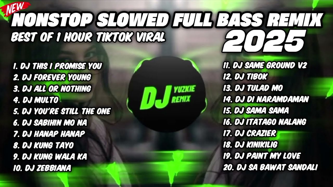 🔥NEW | NONSTOP BEST OF TIKTOK VIRAL MASHUP 2025 SLOWED ( FULL BASS REMIX ) DJ YUZKIE REMIX