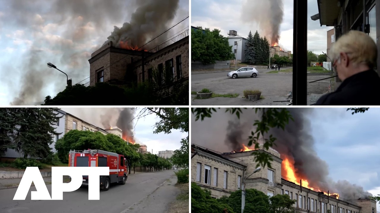 Ukraine in Flames: Russian Strikes Ignite Kharkiv as Kyiv Monastery Battles Massive Firestorm | APT