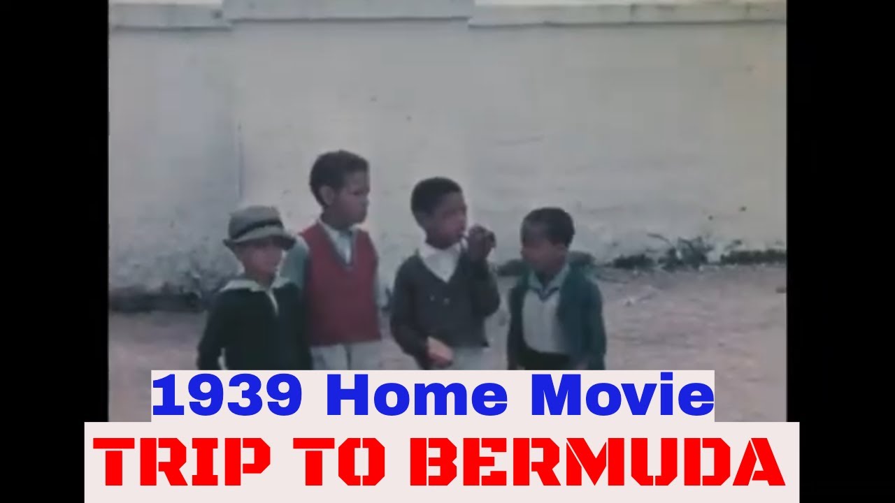 " BERMUDA VACATION ” 1940s HOME MOVIE   HAMILTON, ST. GEORGE & SOMERSET  SS MONARCH OF BERMUDA 44364