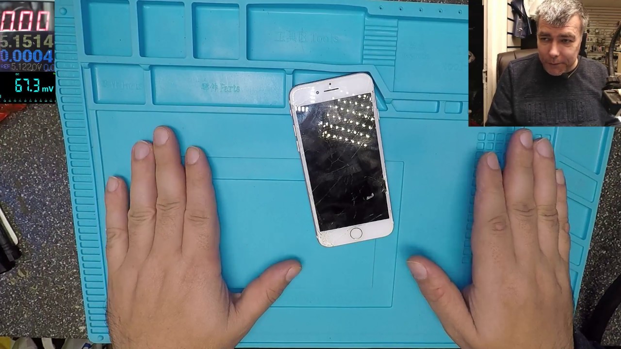 Iphone 7 water damage, board repair, a easy one