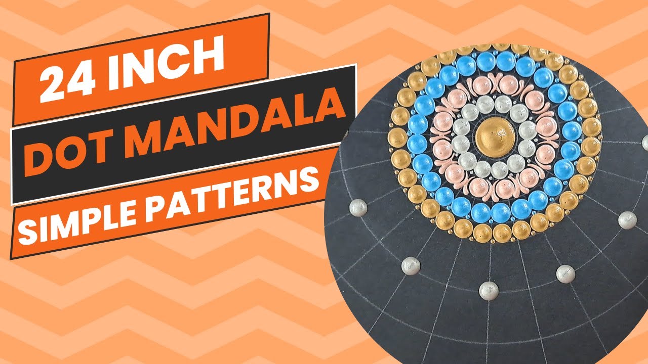 Dot Painting | Dot Art | Dot mandala for beginners | Mandala Art | 262 | 2024 | ATM Creations