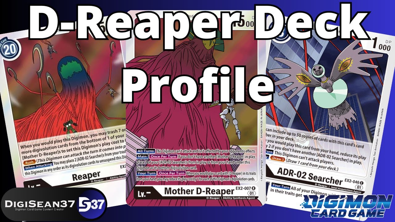 D-Reaper Deck Profile | Digimon Card Game | BT15 Exceed Apocalypse