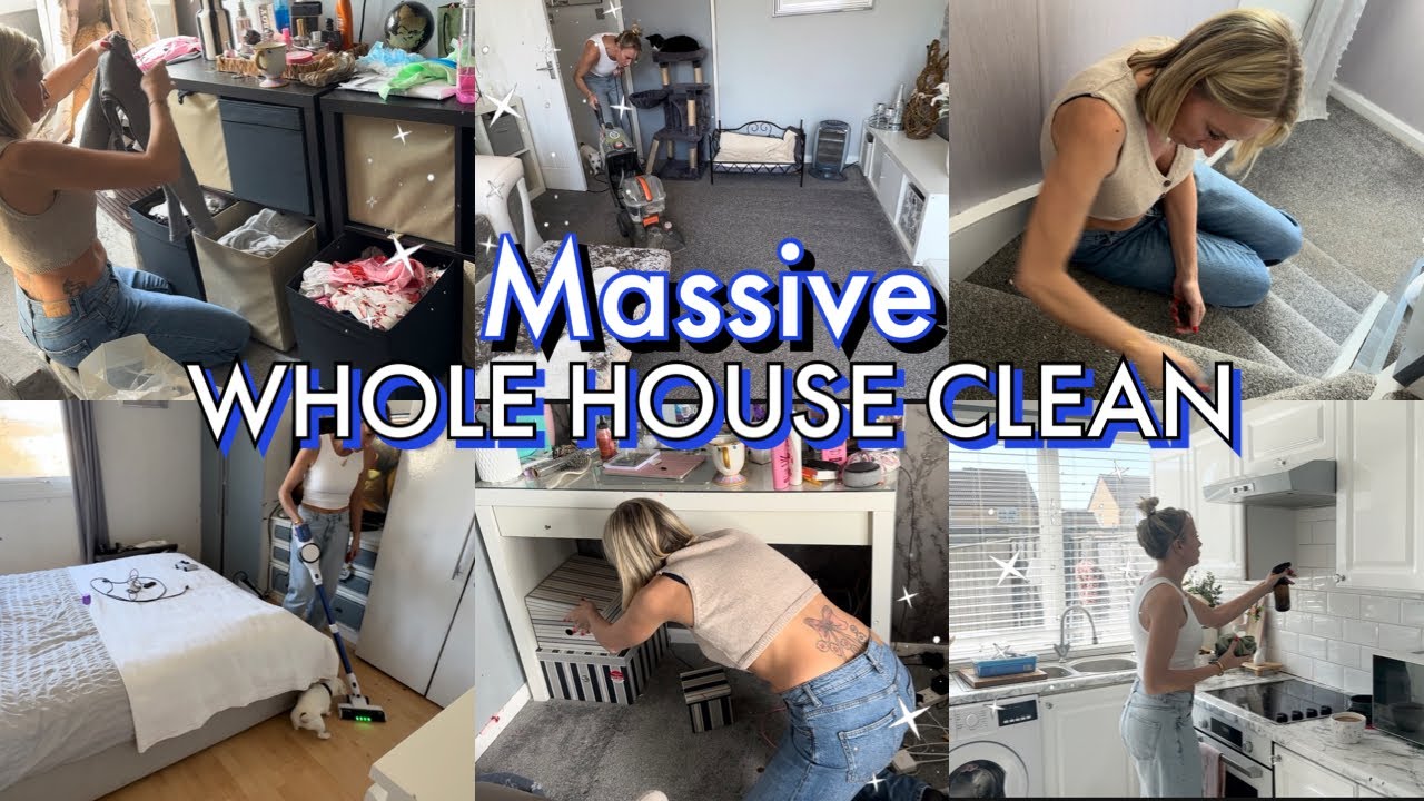 HUGE MOTIVATION UK MOM WHOLE HOUSE CLEAN WITH ME BEFORE THE KIDS BREAK UP |UK CLEAN WITH ME |