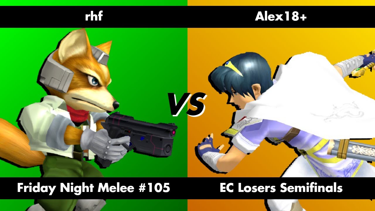 rhf ( Fox ) vs Alex18+ ( Marth ) - [ EC Losers Semifinals ]