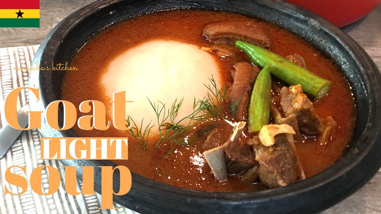 ✔How to make Ghanaian GOAT Meat LIGHT SOUP/Pepper Soup  |  Very Detailed and  Easy to make Recipe