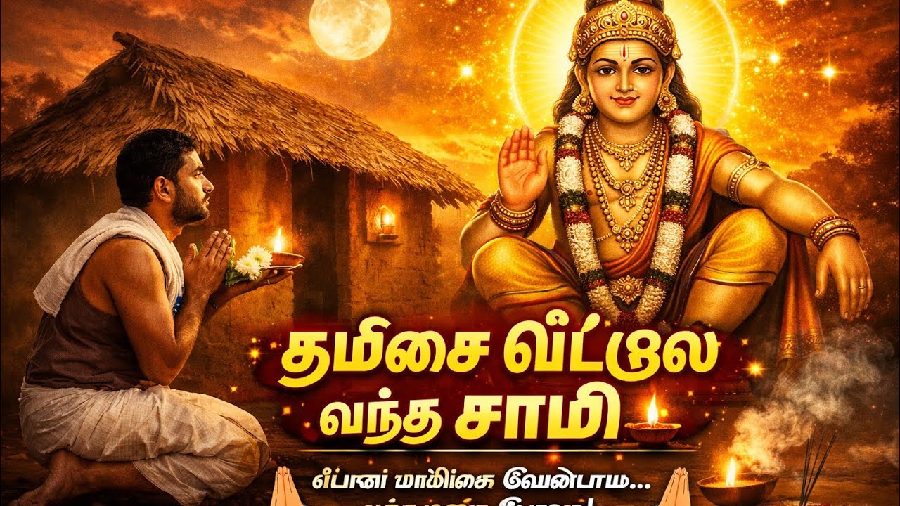 குடிசை வீட்டுல வந்த சாமி | ஐயப்பன் பக்திப் பாடல் | Samiye Saranam Ayyappa | Ayyappa Devotional Song