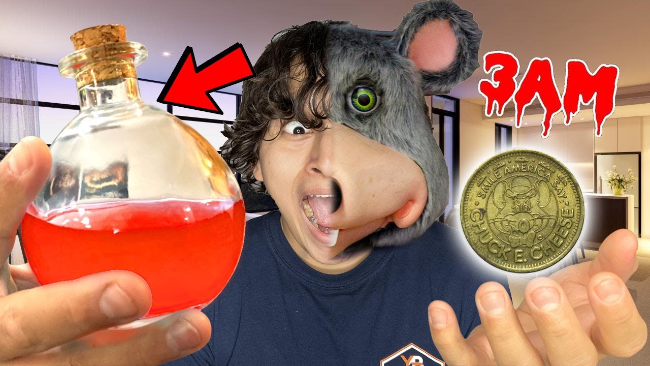 ORDERING A CHUCK E CHEESE POTION FROM THE DARK WEB AT 3AM!! (HE WAS ANGRY!!) DO NOT TRY AT HOME