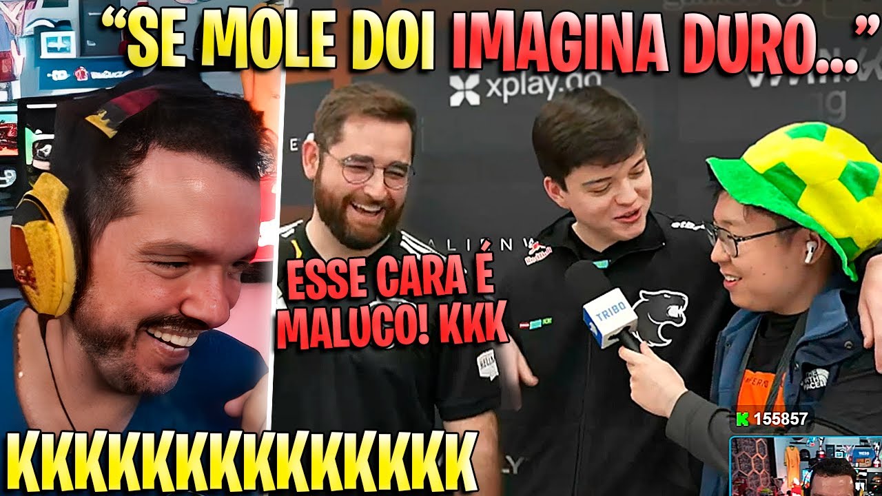 FALLEN E MOLODOY NA RESENHA DPS DE AMASSAR A NAVI NO MAJOR!🔥