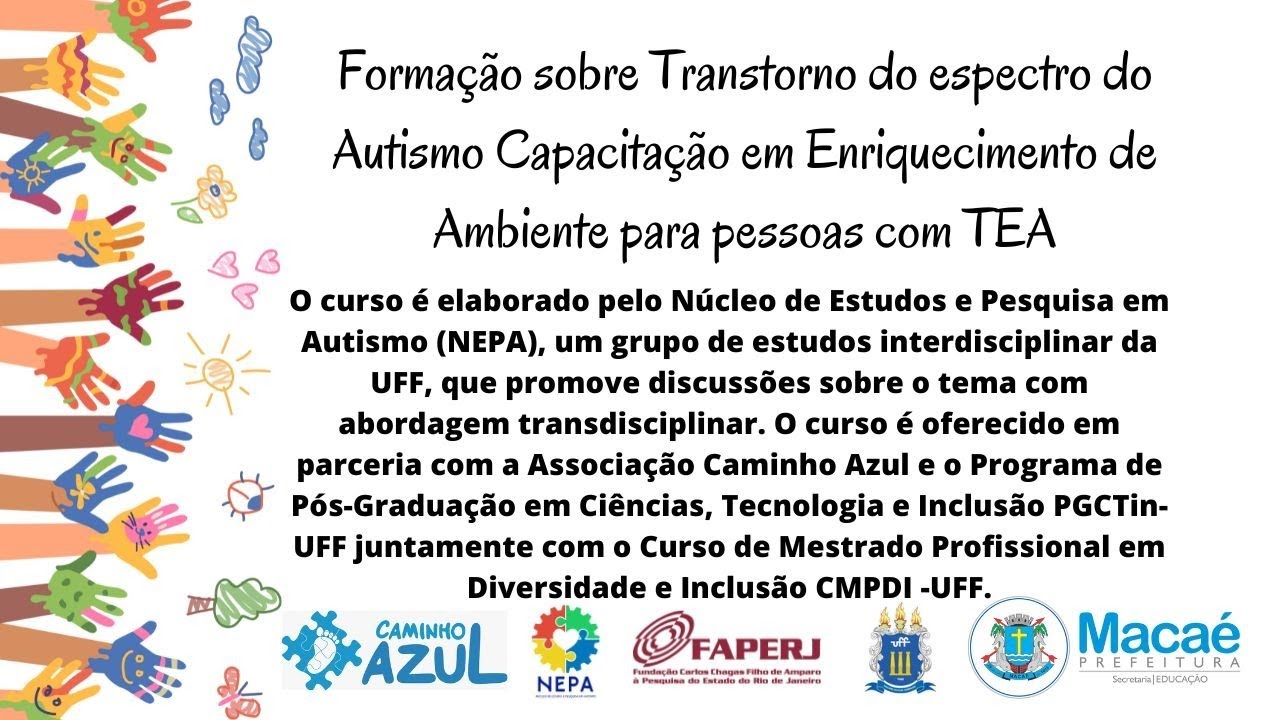 Formação sobre Transtorno do espectro do Autismo