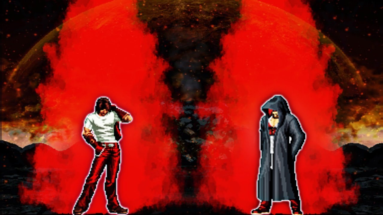 Clone Kyo Blood VS Clone Iori Blood [Request Match] KOF MUGEN