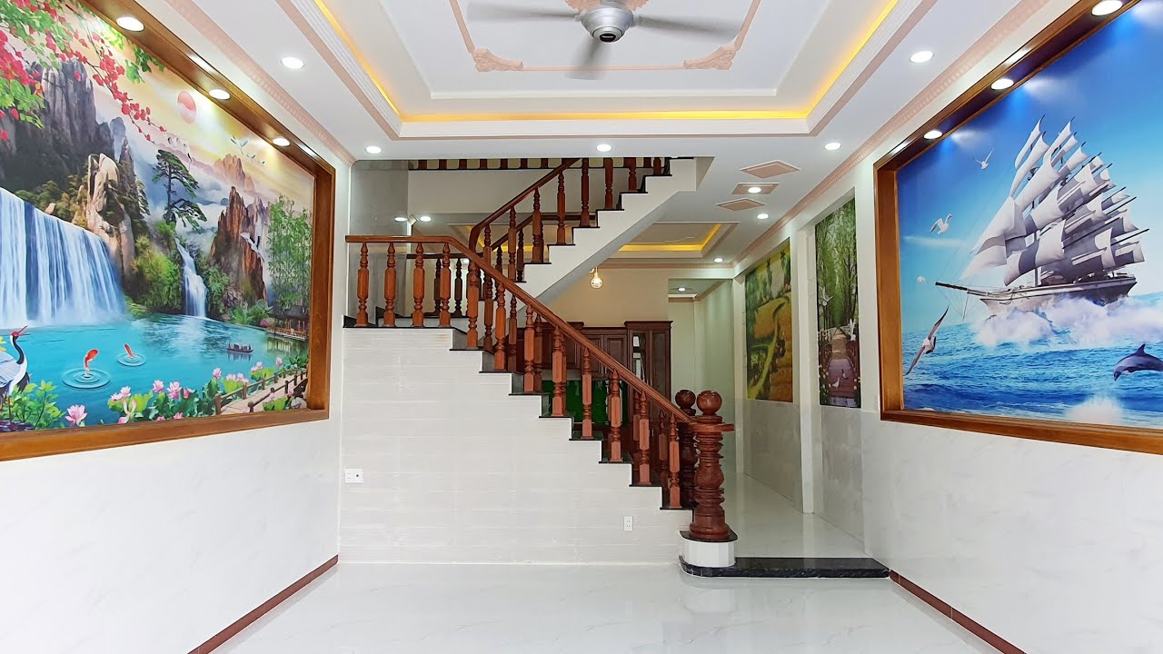 Mẫu nhà 2 Tầng 5x 20m có 3 phòng ngủ