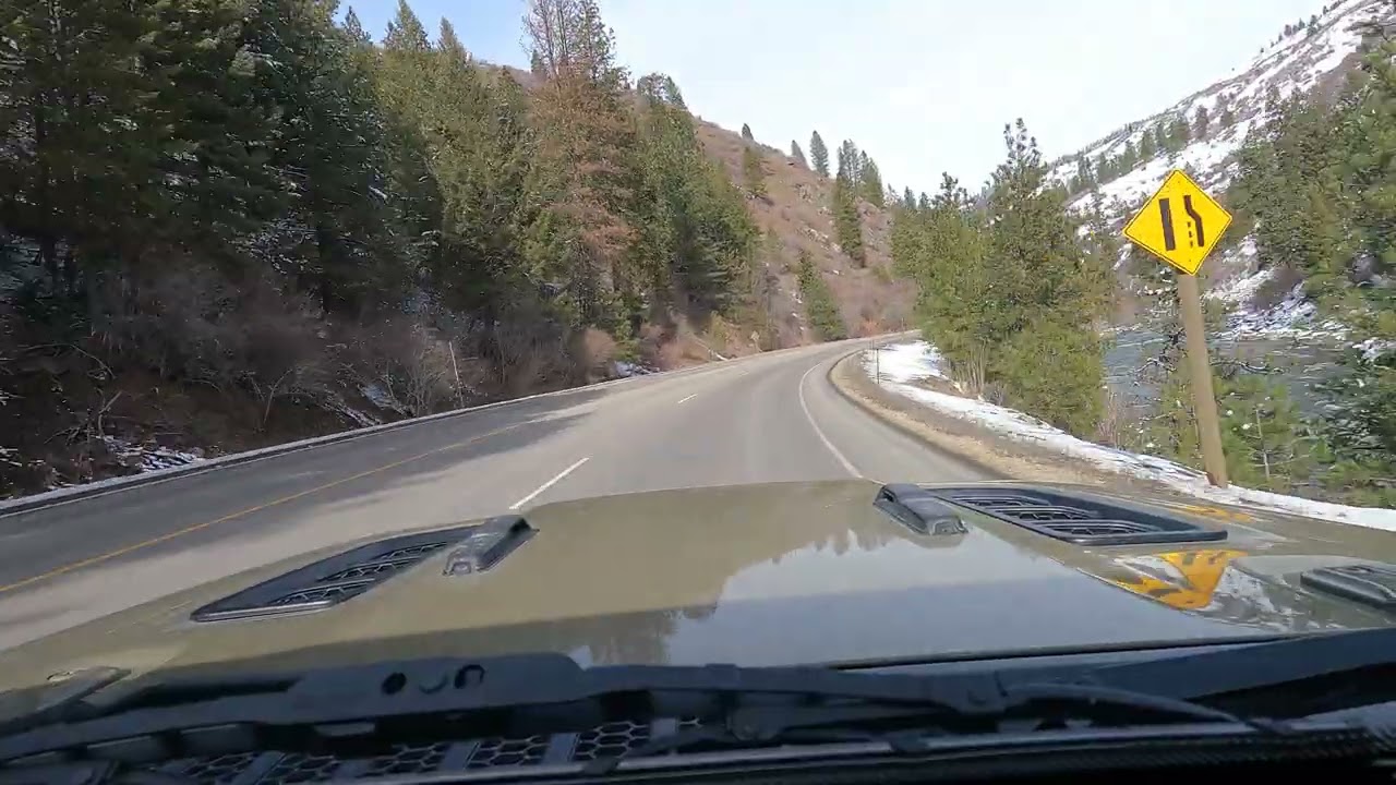 Road Trip in winter to McCall Idaho.