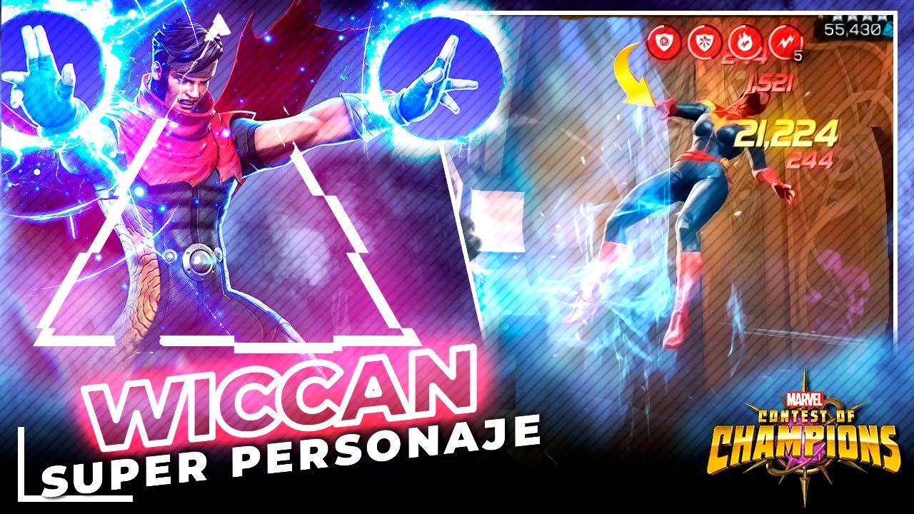WICCAN: Un EXCELENTE CAMPEON - DAÑO y UTILIDAD! | marvel batalla mcoc