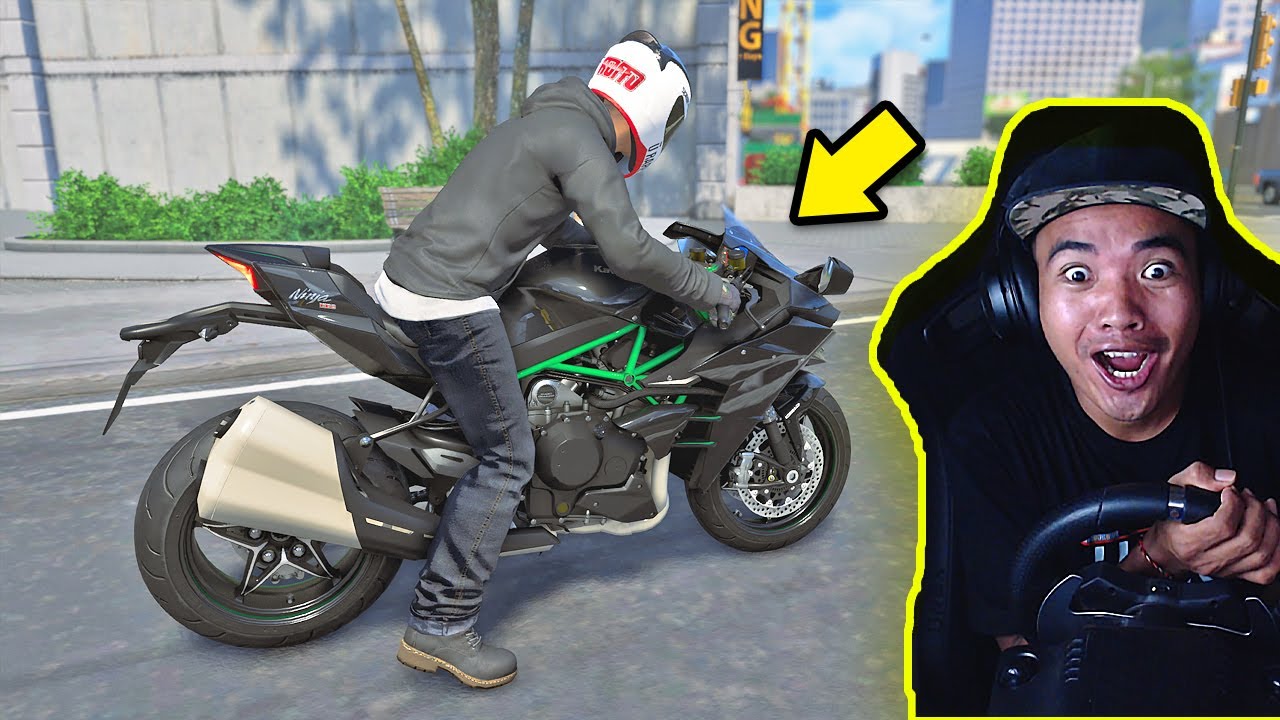 Riding Kawasaki Ninja H2 larinya sampe segini - the crew 2