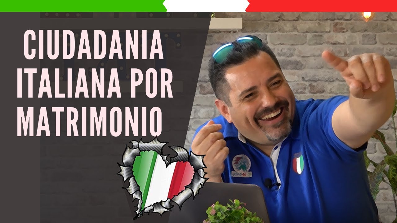 CIUDADANÍA ITALIANA POR MATRIMONIO  😍  📌[Como hacer el trámite  ] 📌