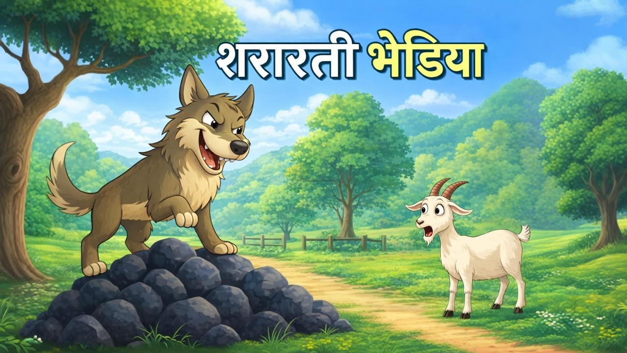 भेड़िए की झूठी पुकार | Wolf and goat story | Panchatantra Ki Kahani | Moral Story for Kids