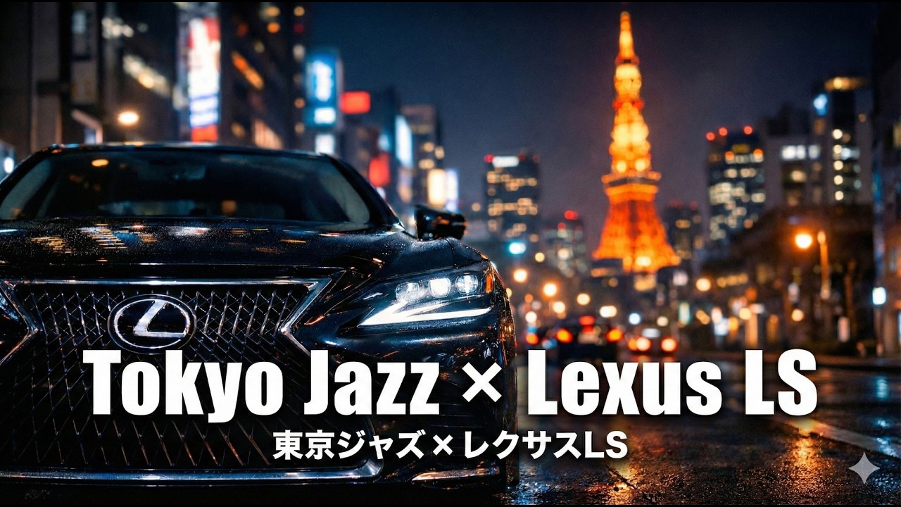 Tokyo Jazz × Lexus LS 🌉 | Rainbow Bridge Night Drive in 東京ナイト