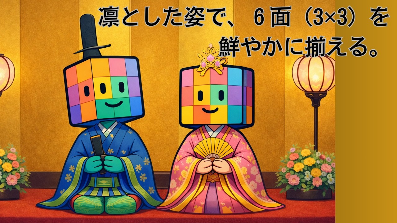 「ルービックキューブ6面完成（3✕3）までの手順を解説」１０５