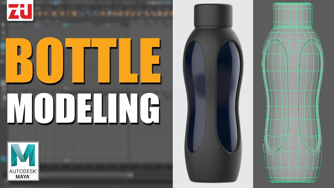 Bottle Modeling in Maya