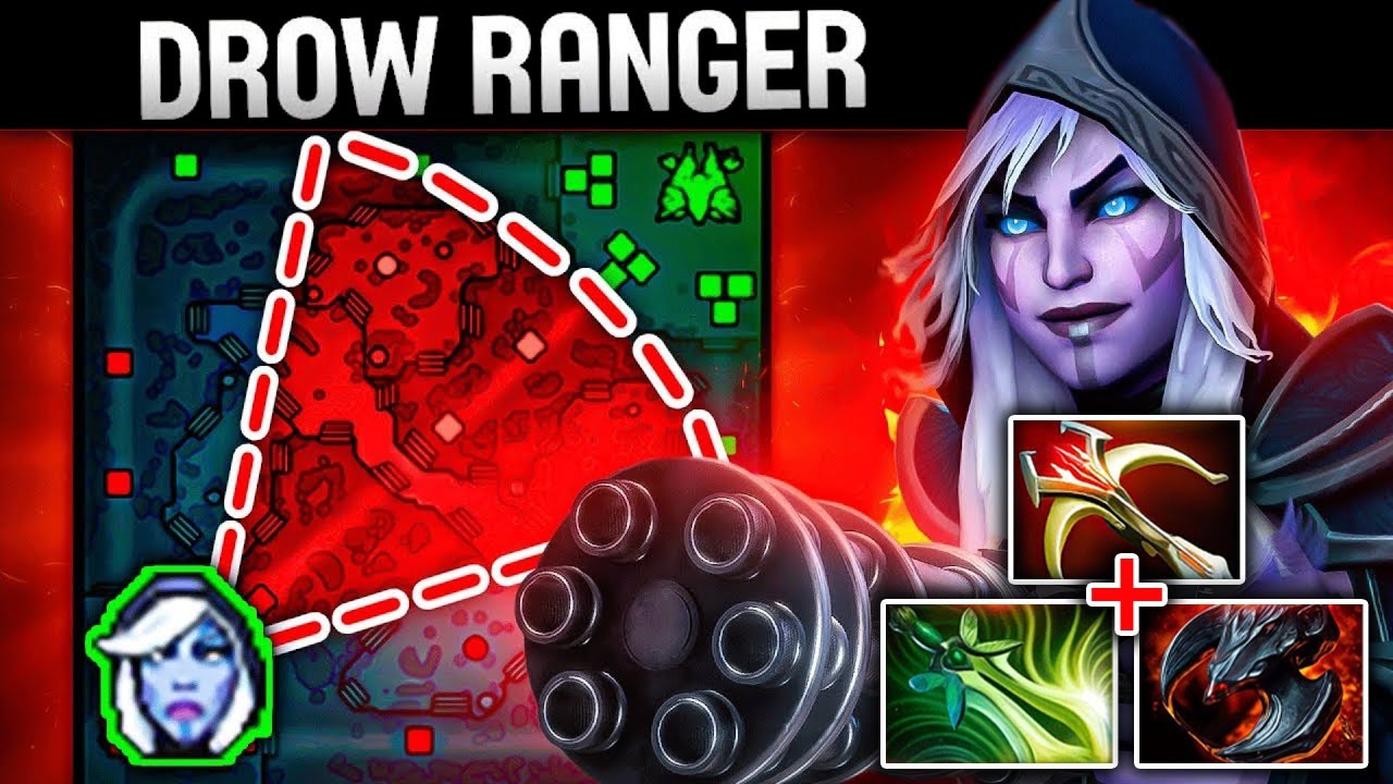 Brutal Frost Arrow Drow Ranger 30Kills Butterfly + Daedalus + Satanic Builds One Shot Delete All 🔥🔥
