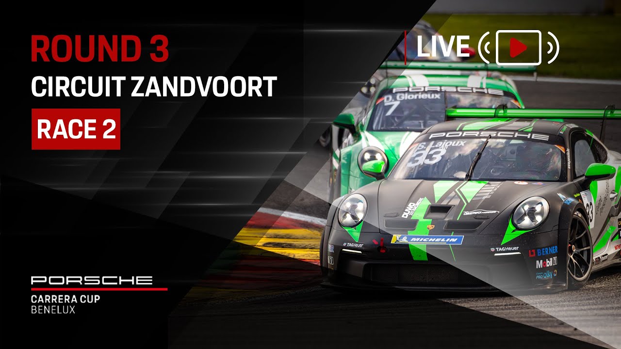 ROUND 3 - RACE 2 - Porsche Carrera Cup Benelux at Circuit Zandvoort