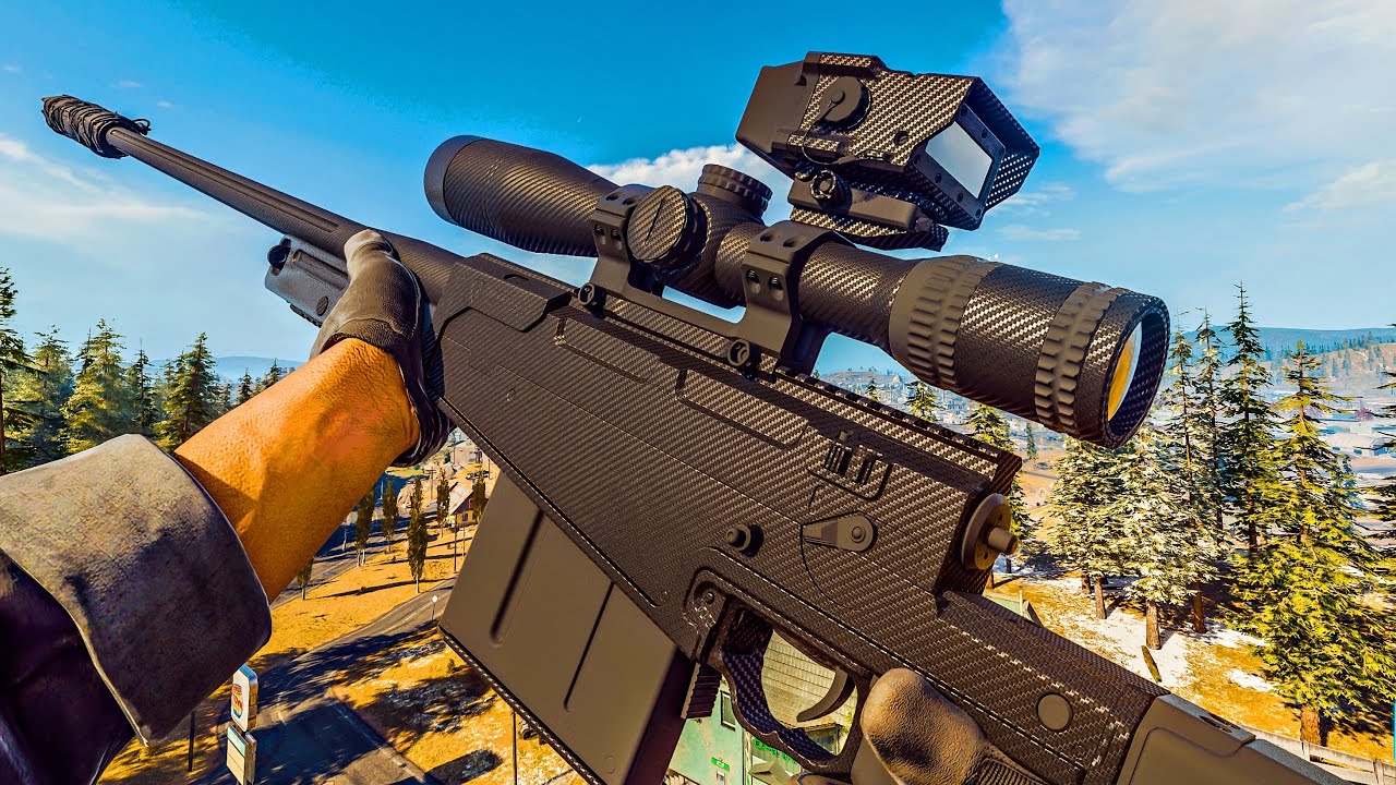 CALL OF DUTY WARZONE BR CARBON FIBER SNIPER GAMEPLAY! (NO COMMENTARY)