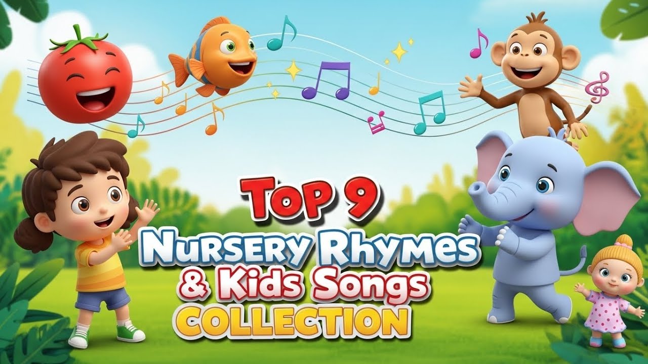 Top 9 Hindi Nursery Rhymes & Kids Songs Collection | बच्चों के लिए मजेदार गाने