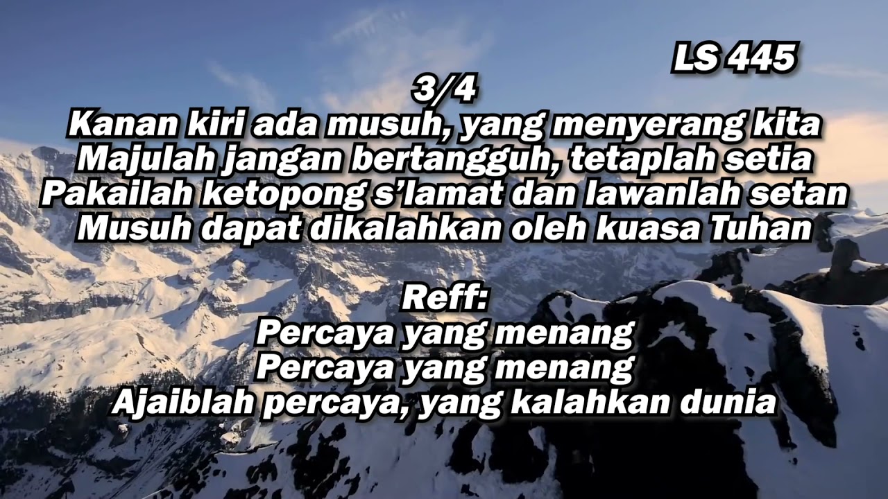 Lagu Sion No. 445 | Percaya yang Menang video