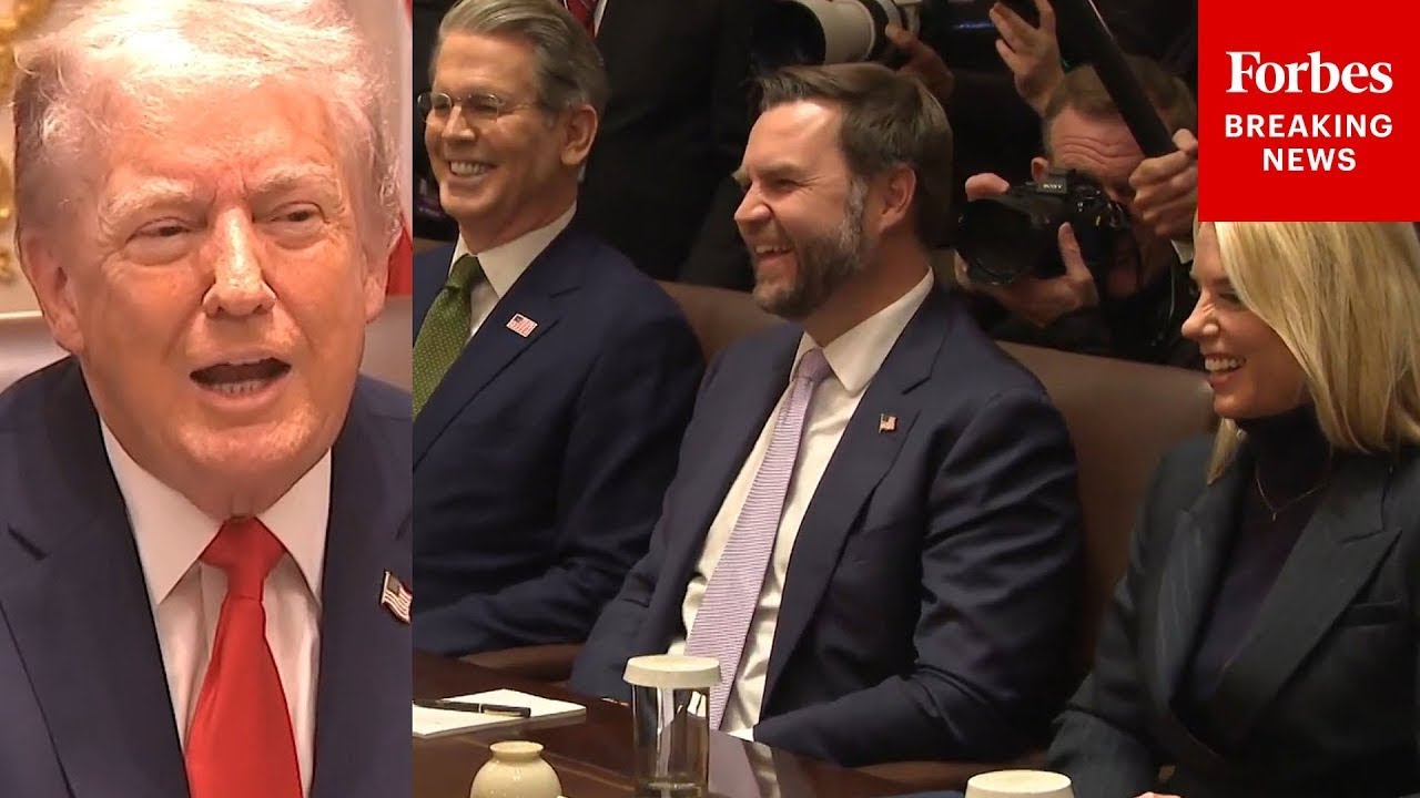 JUST IN: Trump Makes Cabinet Laugh Joking About People Thinking He Fell Asleep At Last Meeting