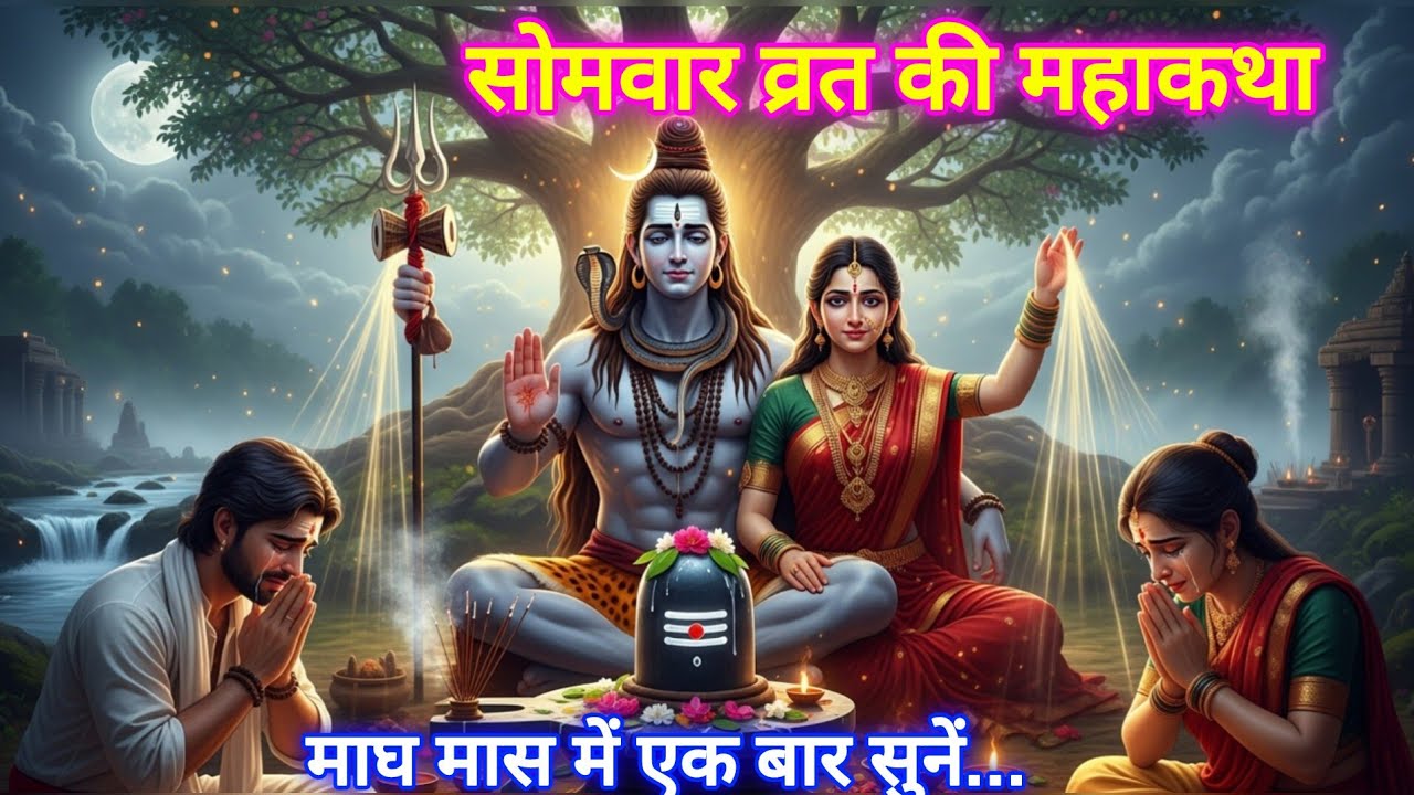 सोमवार व्रत कथा | Somwar Vrat Katha | शिव कृपा पाने का सरल व्रत | Lord Shiva Fast Story