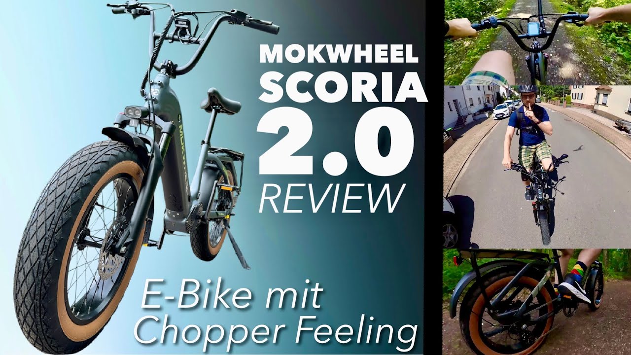 MOKWHEEL SCORIA 2.0 - Die Harley unter den E-Bikes - Test inkl. Off-Road Probefahrt 250 WATT 65 NM