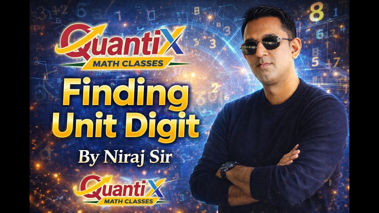 UNIT DIGIT BY NIRAJ SIR