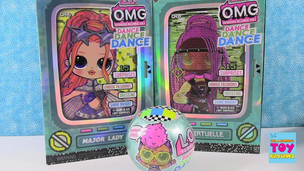LOL Surprise OMG Dance Dance Dance Major Lady Virtuelle Unboxing | PSToyReviews